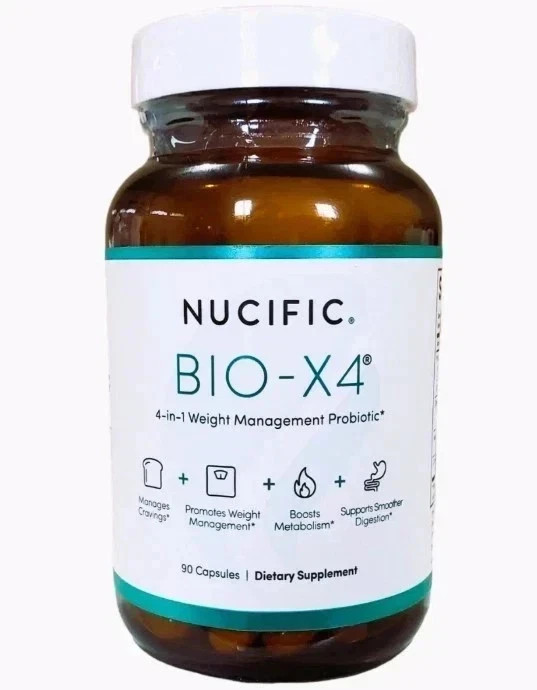 Nucific Bio-X4 4-in-1 Probiotic Digestive Weight Support 90 Caps Nucific Bio-X4 4-in-1 Probiotic Digestive Weight Support 90 Caps