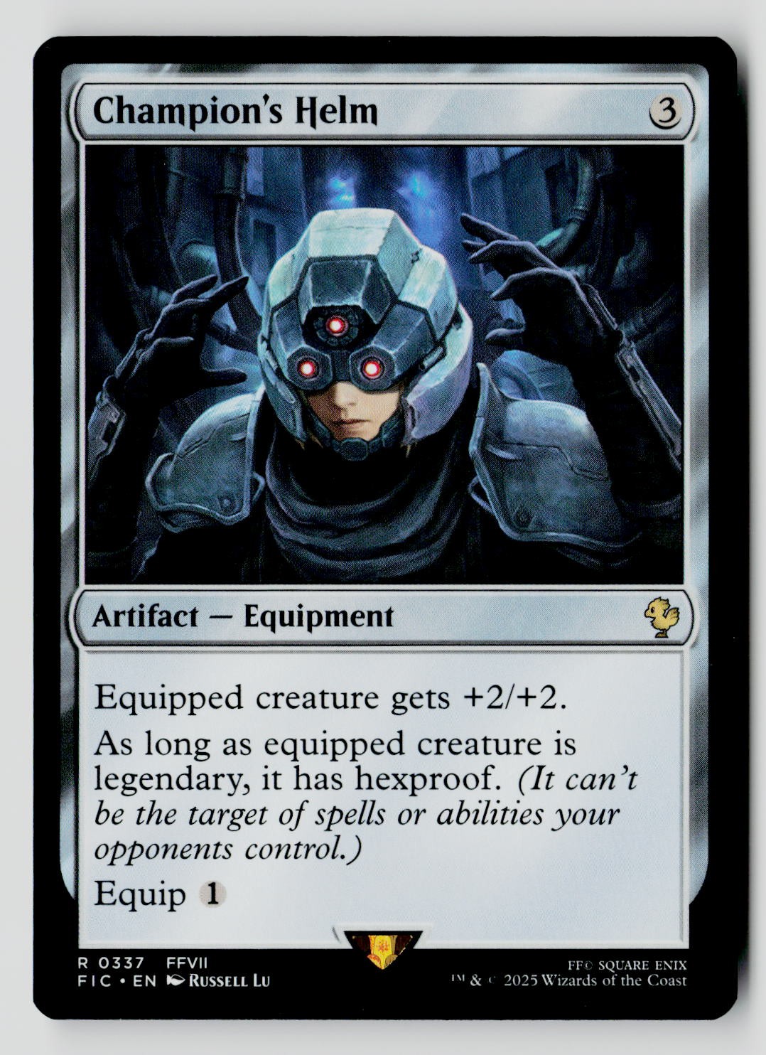 Champion's Helm 337 R MTG FIC NM