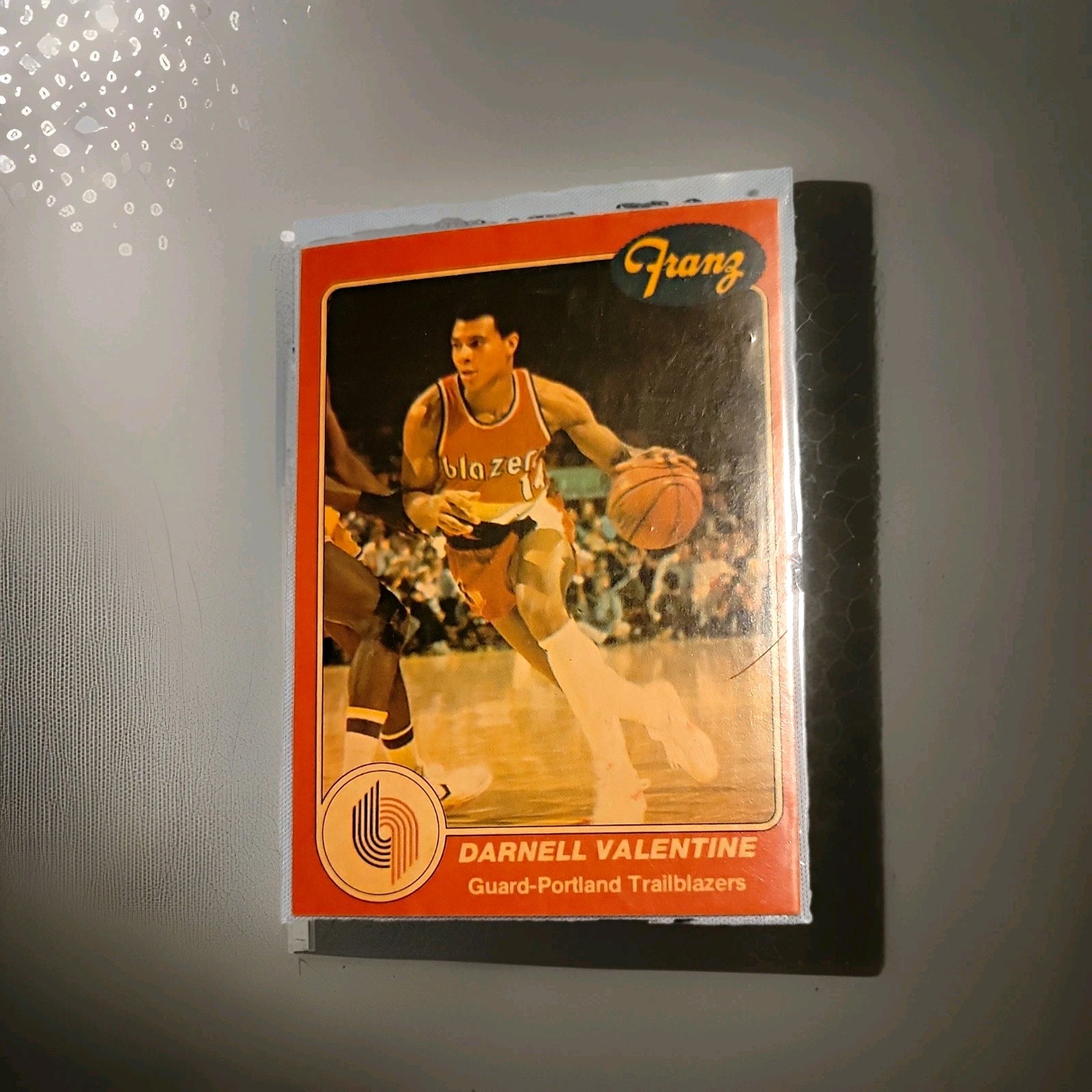 The Star Co. 1984 Trail Blazer Trading Cards Darnell Valentine #12/13 The Star Co. 1984 Trail Blazer Trading Cards Darnell Valentine #12/13