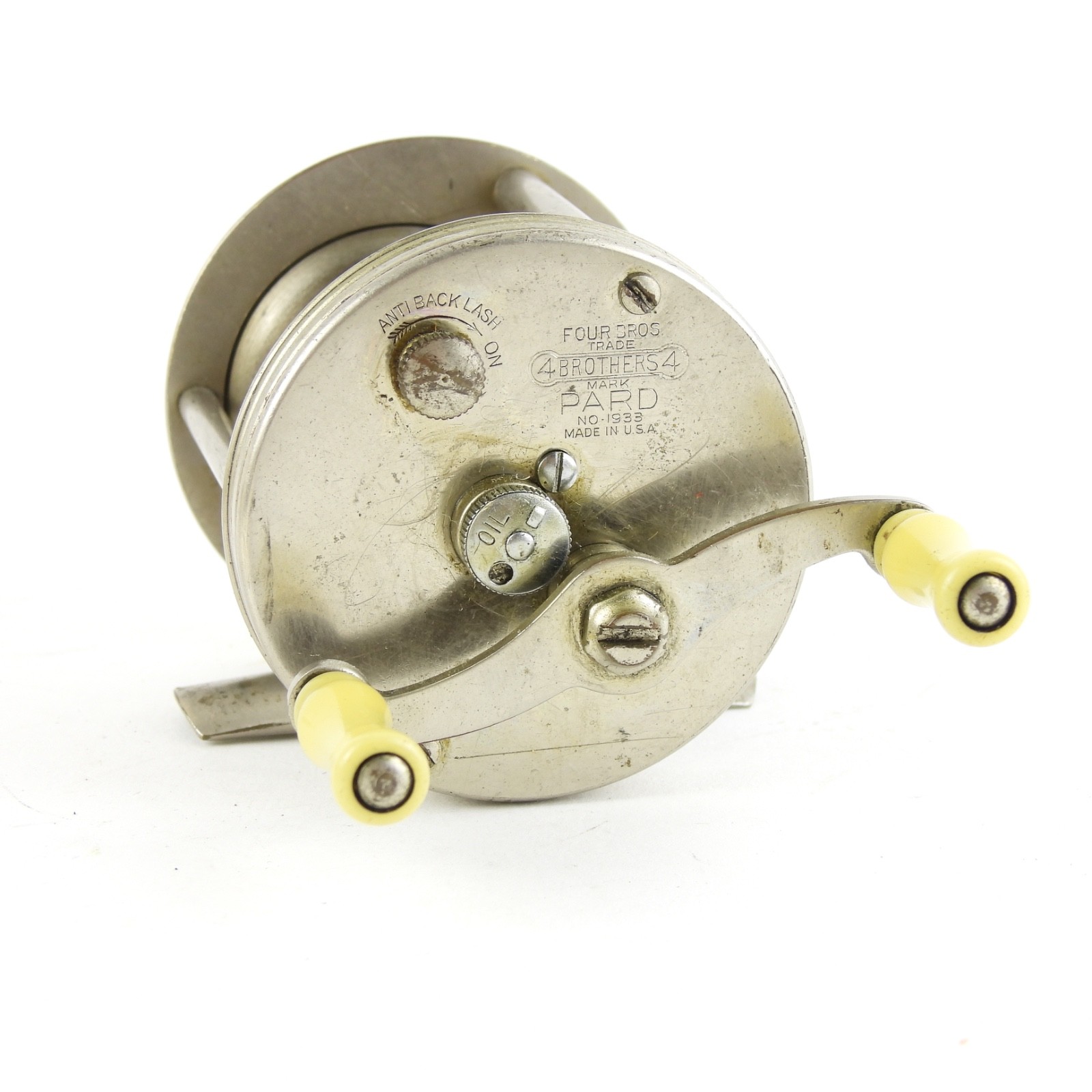 Vintage Pflueger Four 4 Brothers “Pard” No. 1933 Fishing Reel. 