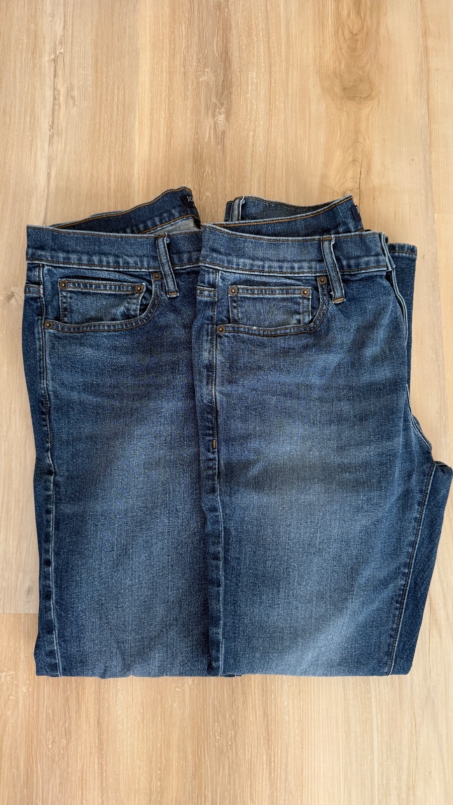 j crew mens jeans 33x30- 2 available- slim, regular fit