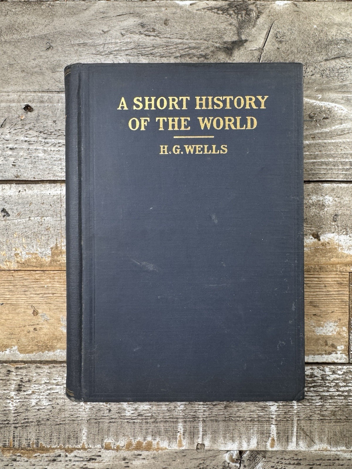 1922 Antique History Book “A Short History of the World” H.G. Wells