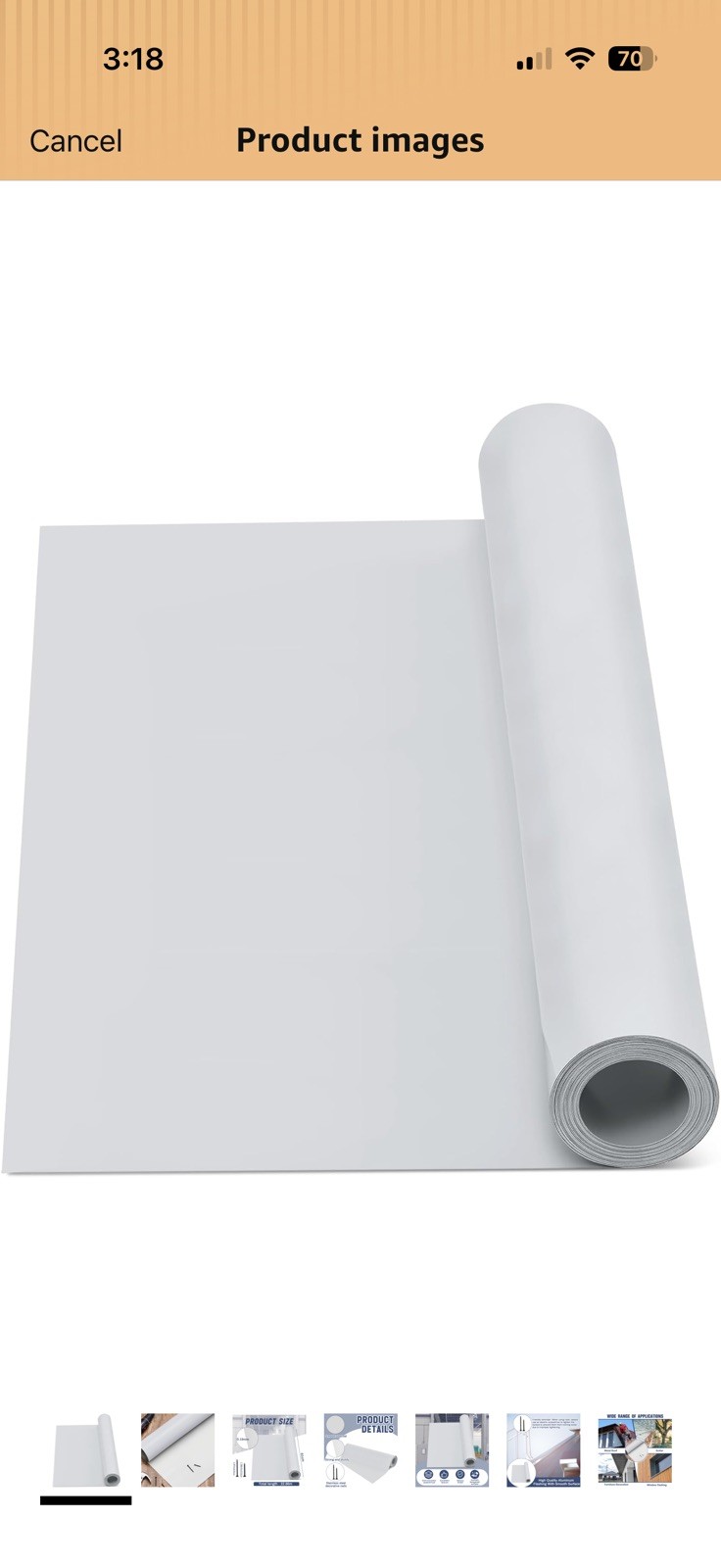 Yaocom White Aluminum Flashing Roll 24\