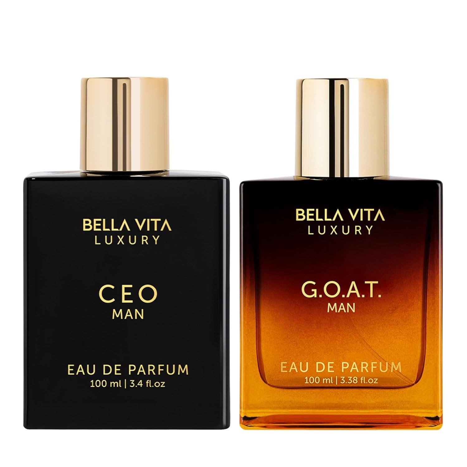 BellaVita Luxury Sigma Male (CEO Man & GOAT Man) Perfume Cologne for Men 2x100ml BellaVita Luxury Sigma Male (CEO Man & GOAT Man) Perfume Cologne for Men 2x100ml