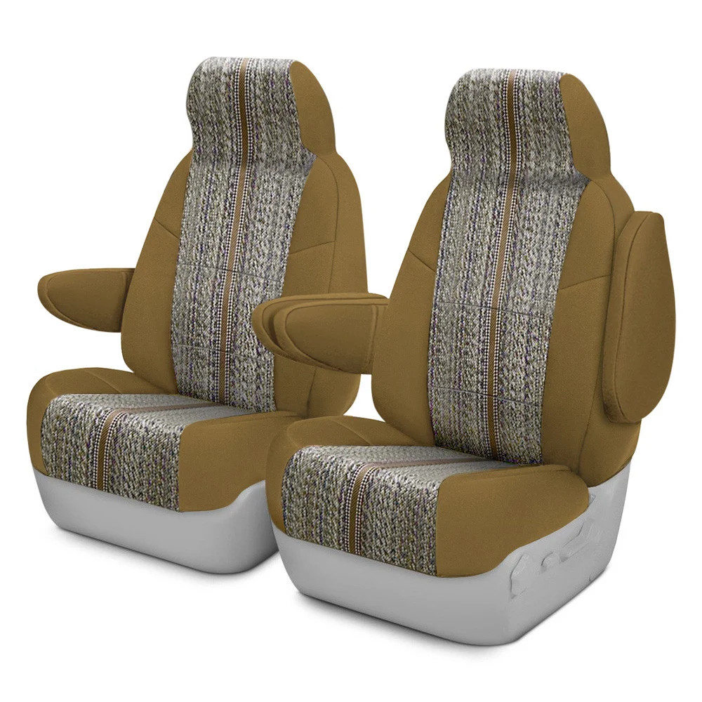 Coverking Saddle Blanket 1st Row Tan Custom Seat Covers
