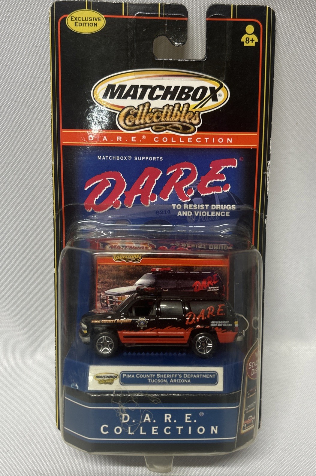 Matchbox Collectibles DARE D.A.R.E. Pima County Sheriff Tuscan Arizona Suburban Matchbox Collectibles DARE D.A.R.E. Pima County Sheriff Tuscan Arizona Suburban