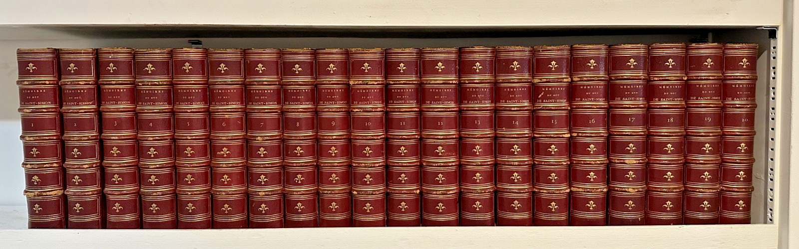 Mémoires complets et authentiques du duc de Saint-Simon, 20 Volume Set
