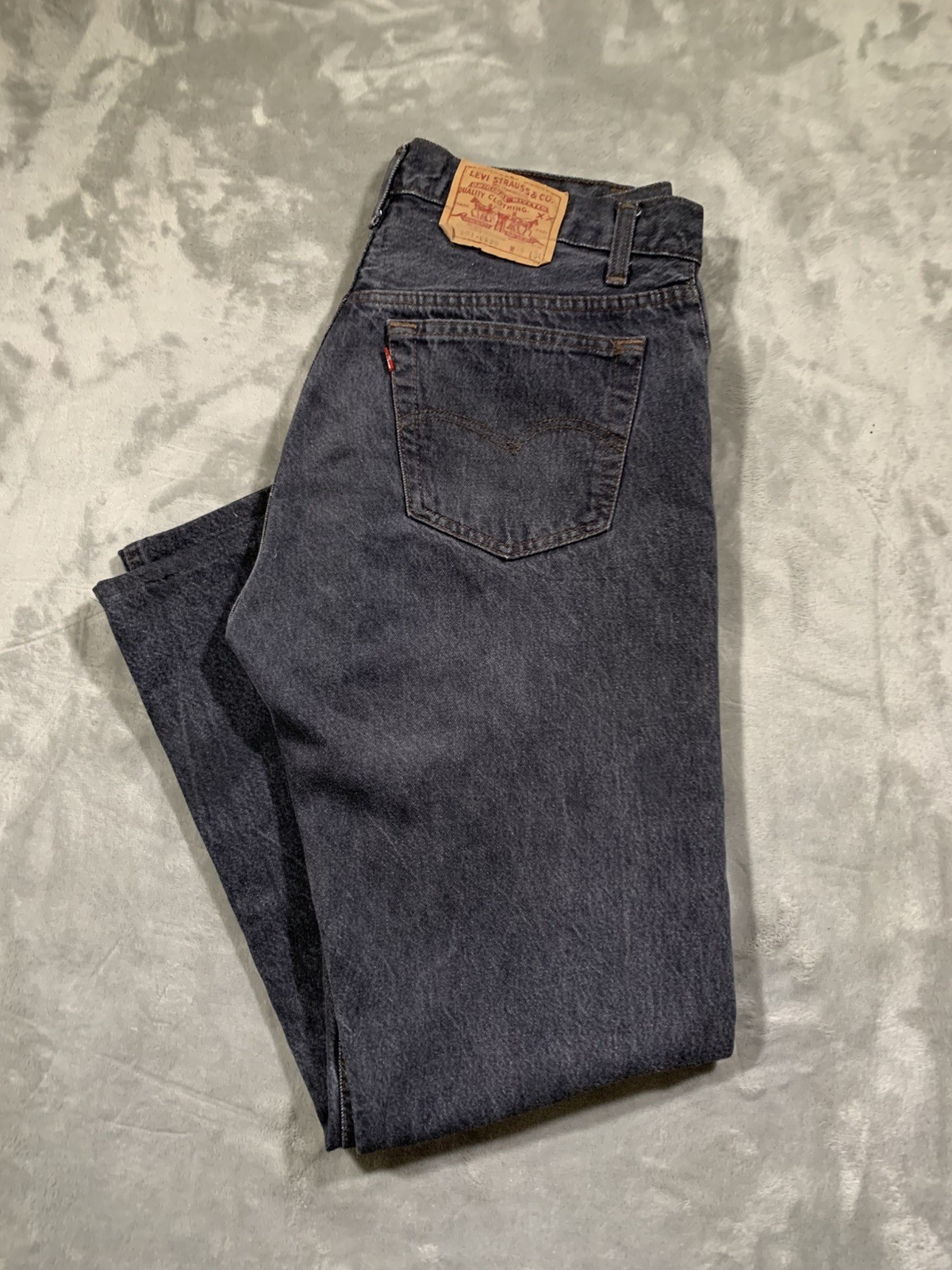 VTG 90s Levis 501xx Jeans Mens 34x33 Hemmed Black Straight Fit USA Faded EUC VTG 90s Levis 501xx Jeans Mens 34x33 Hemmed Black Straight Fit USA Faded EUC