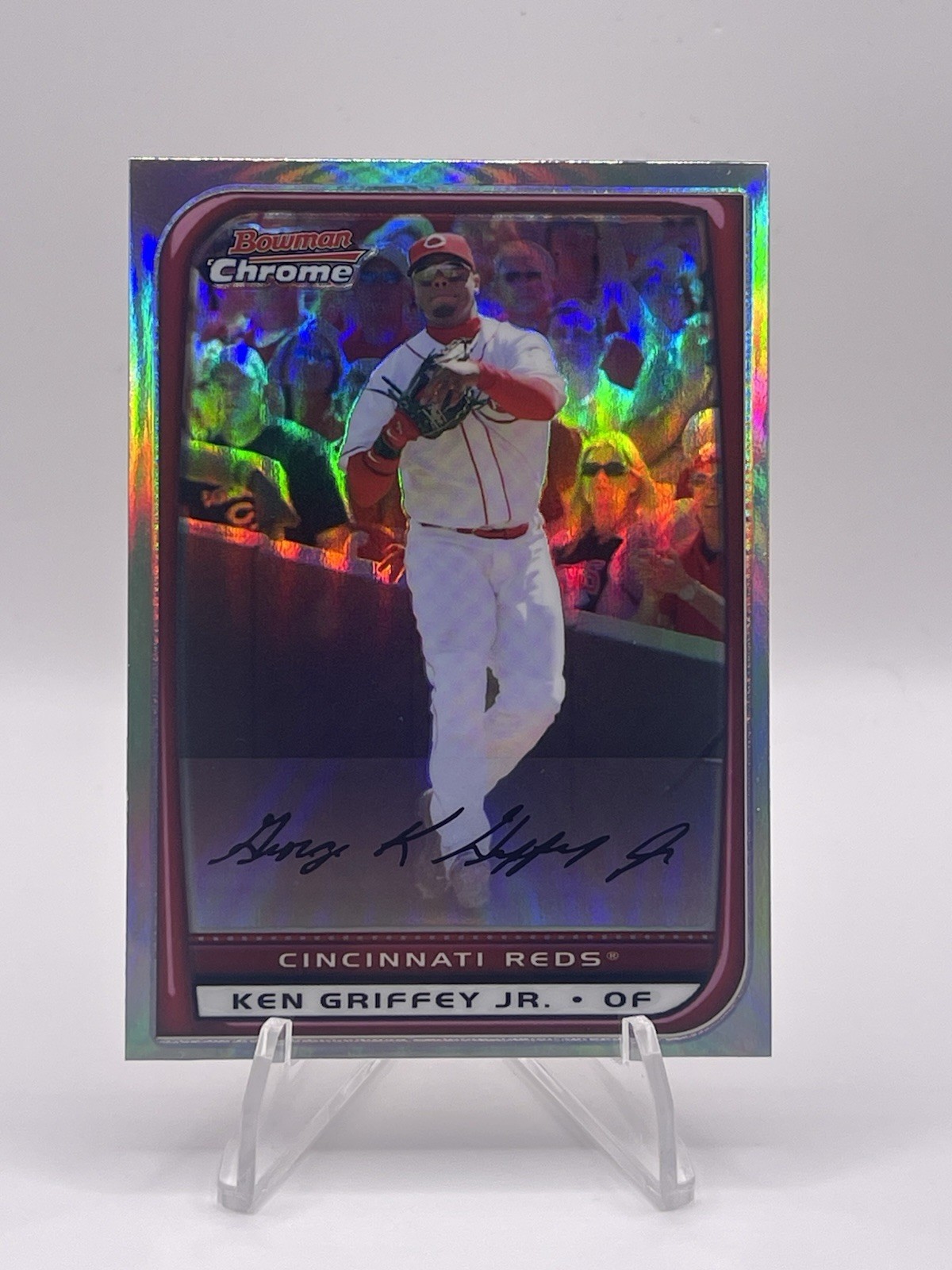 2008 Bowman Chrome Ken Griffey Jr #81 Refractor 2008 Bowman Chrome Ken Griffey Jr #81 Refractor