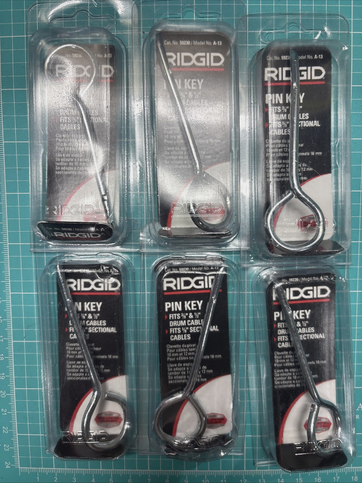 6- Ridgid 59230 A-13 5/8
