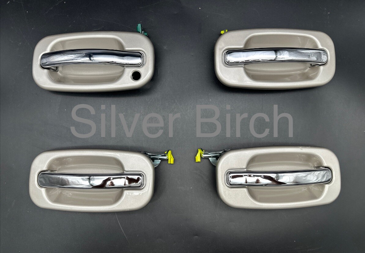 1999-2006 Tahoe Silverado Sierra Suburban Yukon - DOOR HANDLE SET 4 Silver