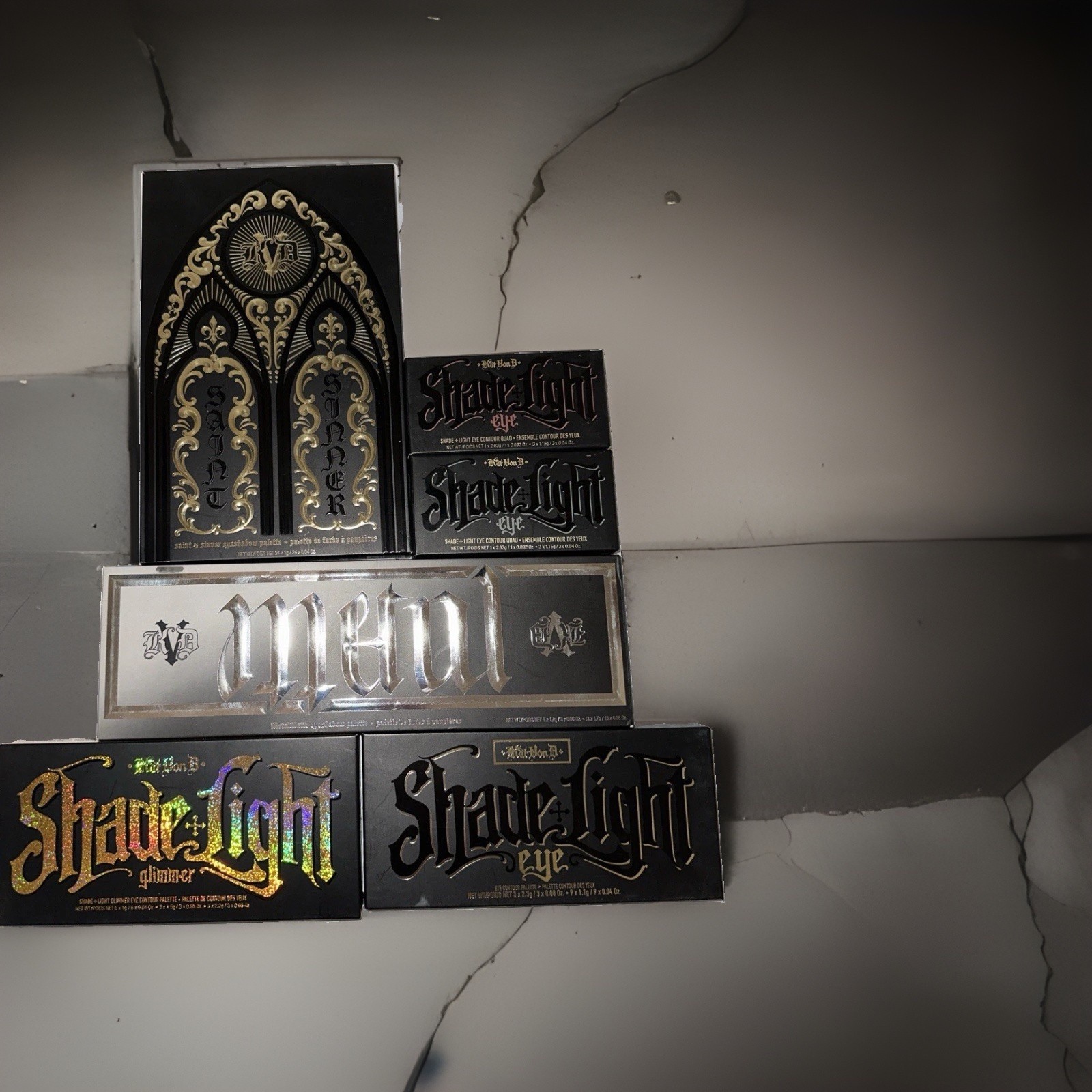 Rare Discontinued Kat Von D (KVD) Eyeshadow Palette Collector\'s Vault Bundle  