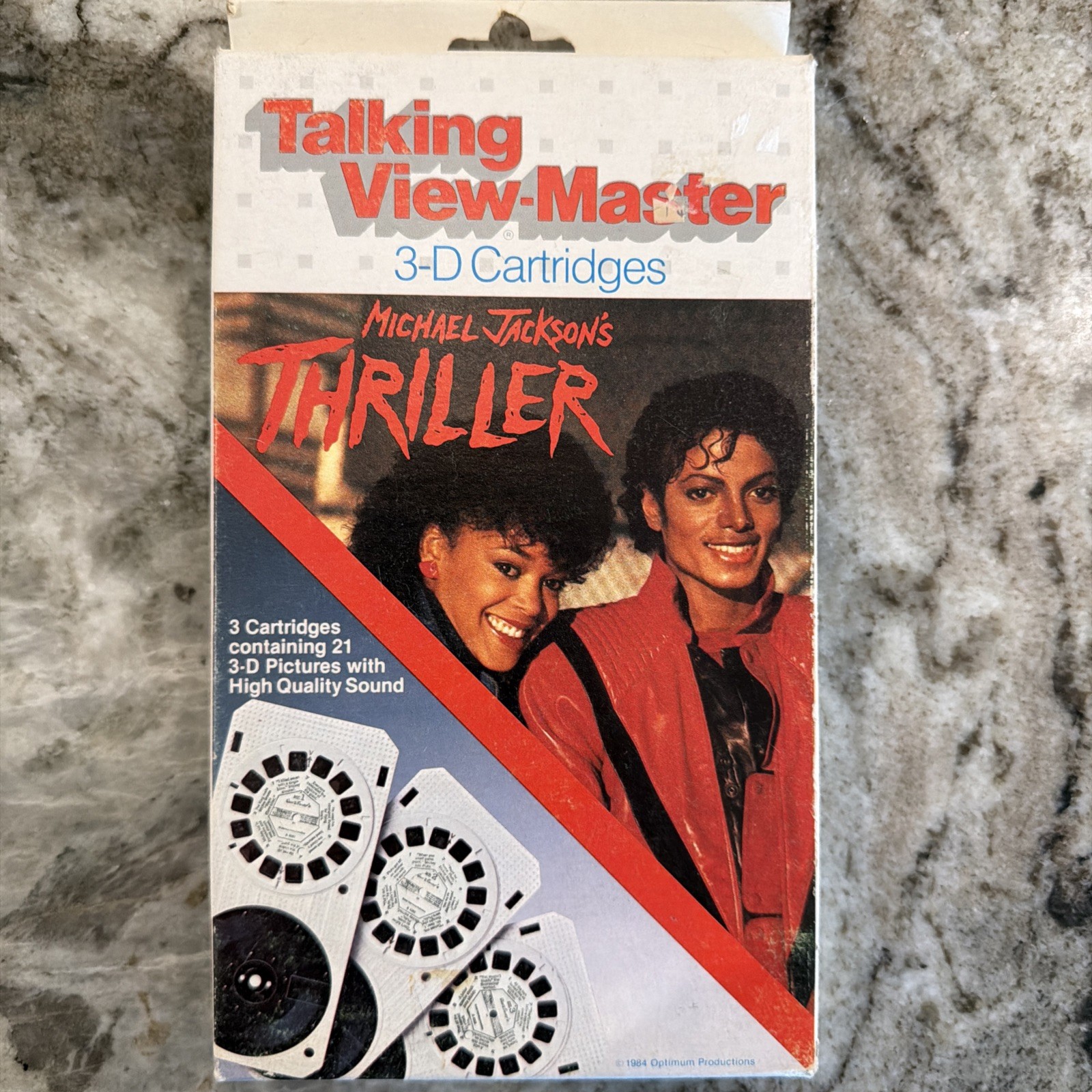 Vintage 1984 Talking View-Master Michael Jackson Thriller Electronic 3-D Viewer