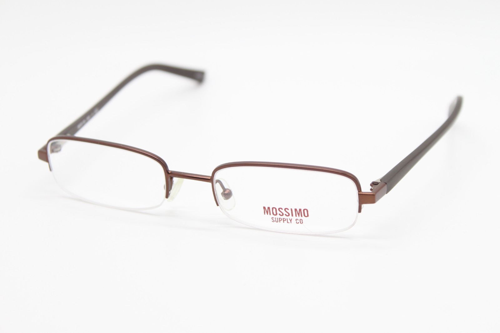 NEW MOSSIMO 2001 MS 1086 BROWN AUTHENTIC DESIGNER EYEGLASSES 49-18