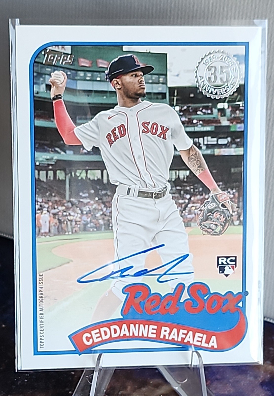 2024 Topps Update Series - 1989 Autographs Ceddanne Rafaela #89BA-CRA (AU, RC)