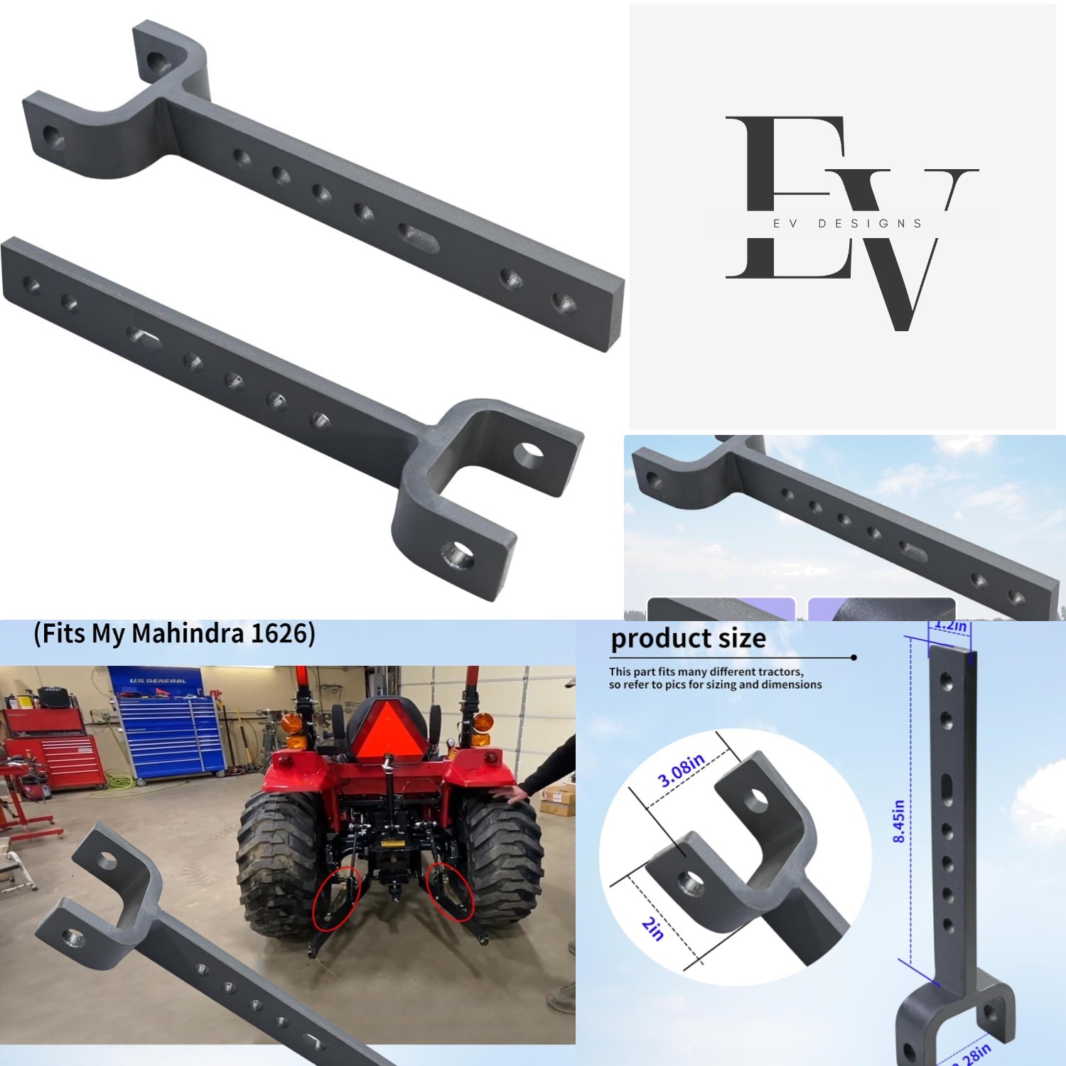 Durable and Compact Replacement Part for Mahindra Tractor - No Drilling Required