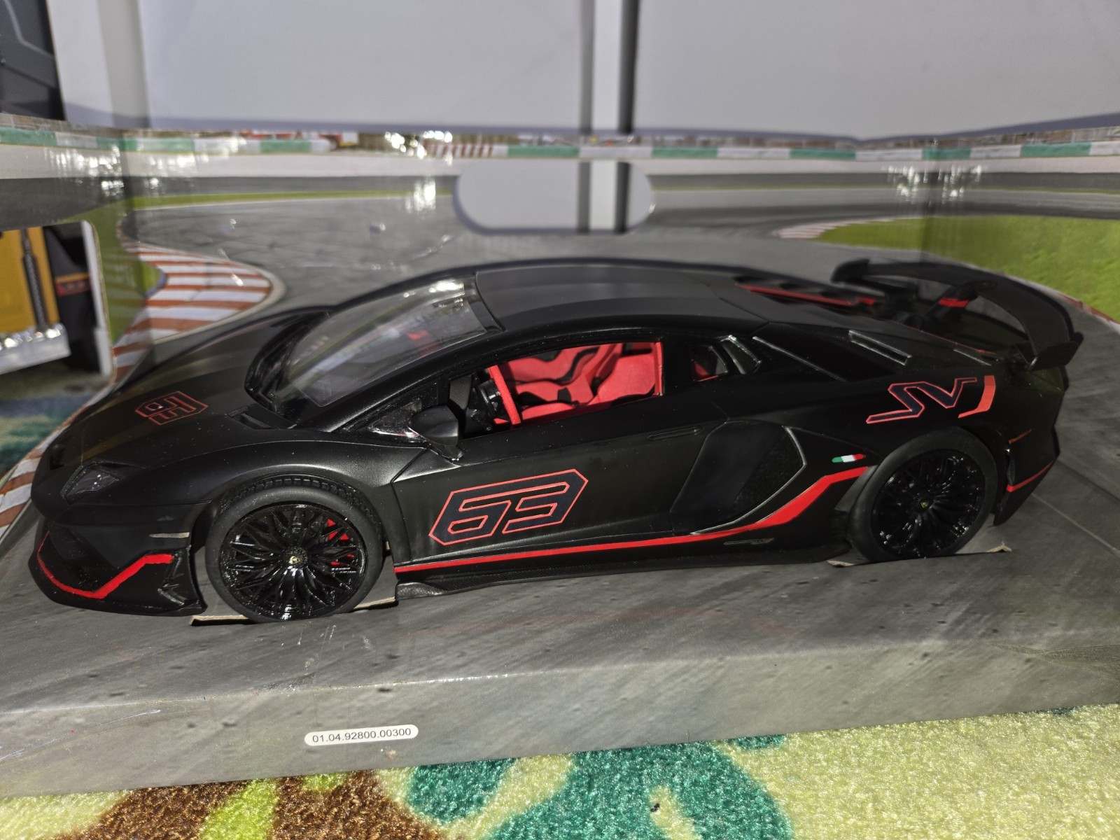 1:14 Lamborghini Aventador SVJ 63  Roadster Custom 1 of 1 Rastar RC