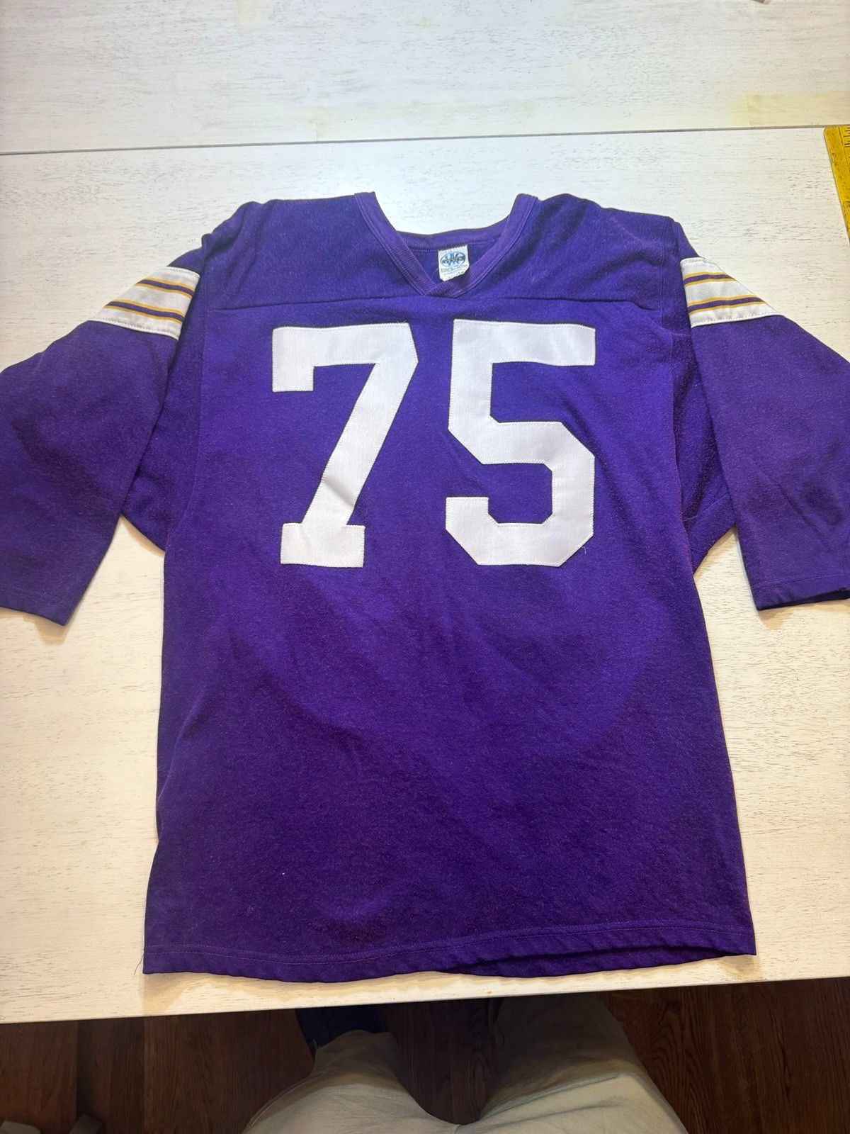 1980s Vintage Venus  75 Keith Millard Minnesota Vikings Kodel Polyester Blend 42