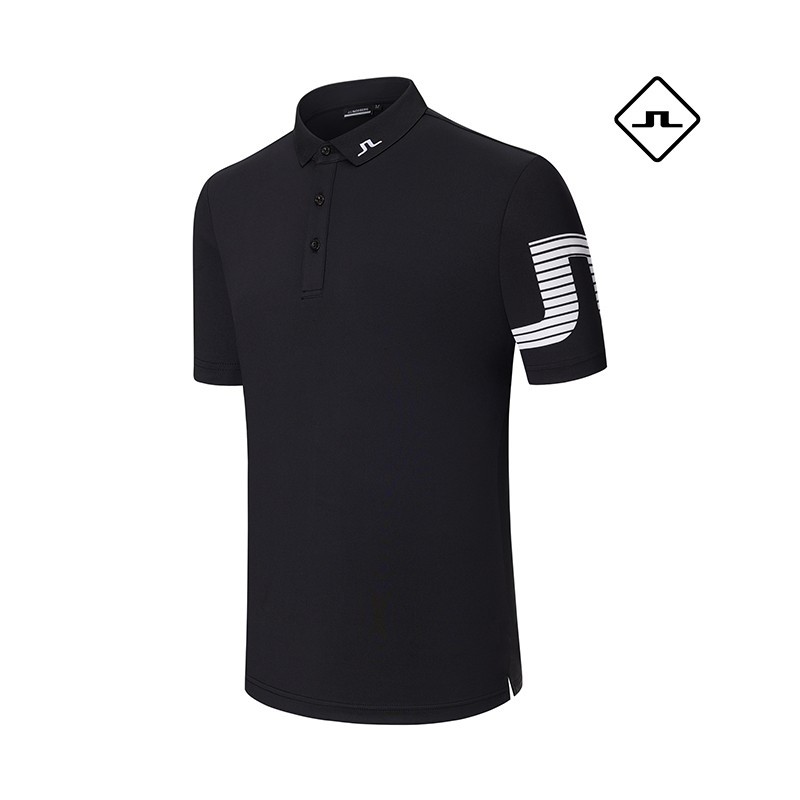 J.LINDEBERG Men’s New Summer Short-Sleeved Golf Shirt