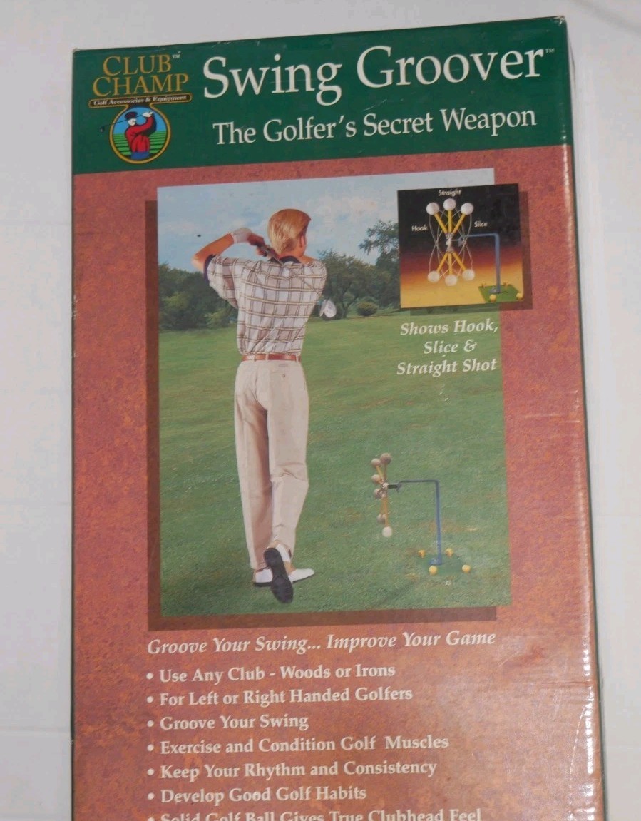 Club Champ Swing Groover Golf Swing Trainer Portable Outdoor Right & Left-Handed
