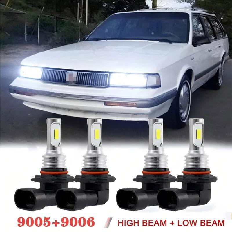 For Oldsmobile Cutlass Ciera 1987-1996 - 4pcs LED Bulbs Headlight Conversion Kit
