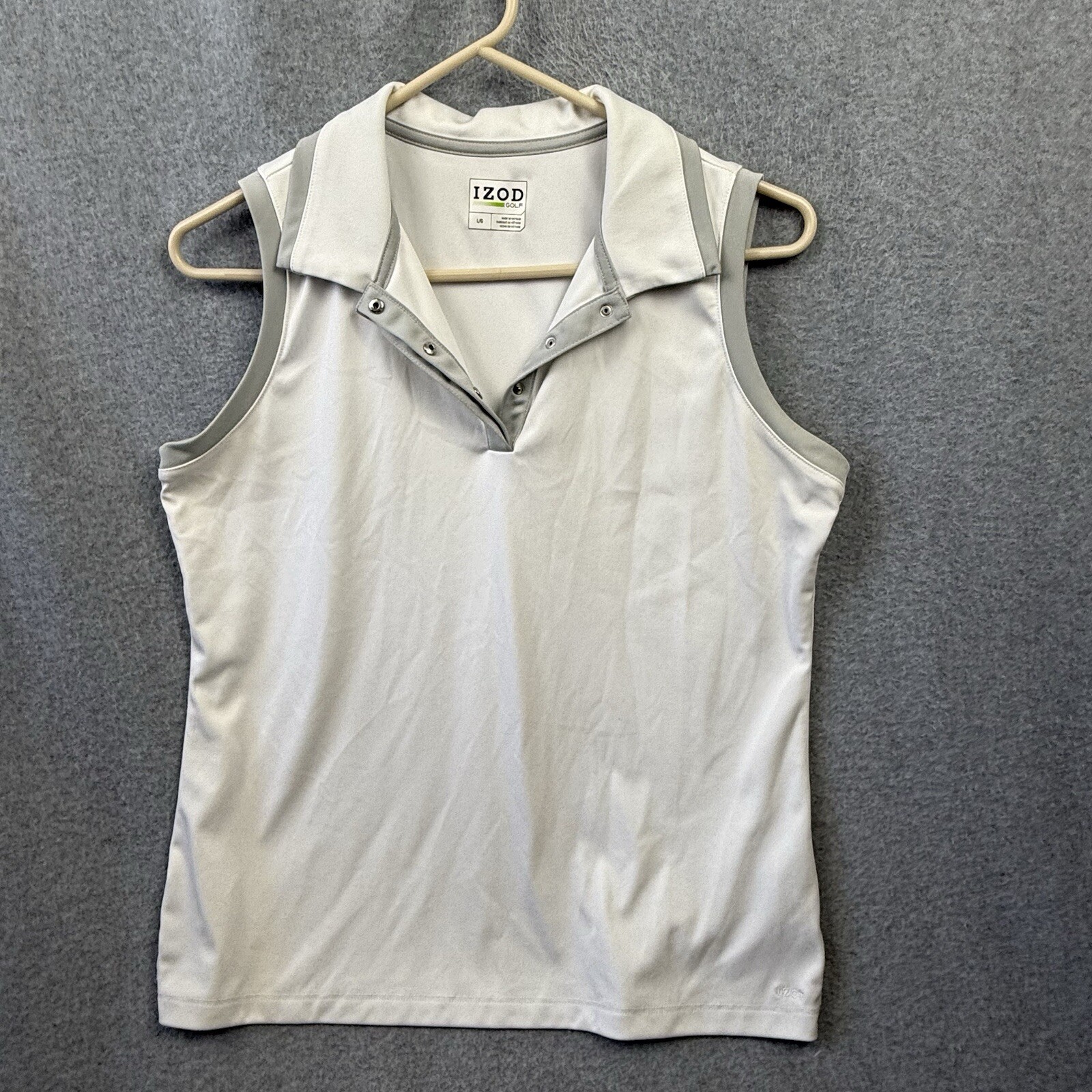 Izod Golf Shirt Woman’s Large White 