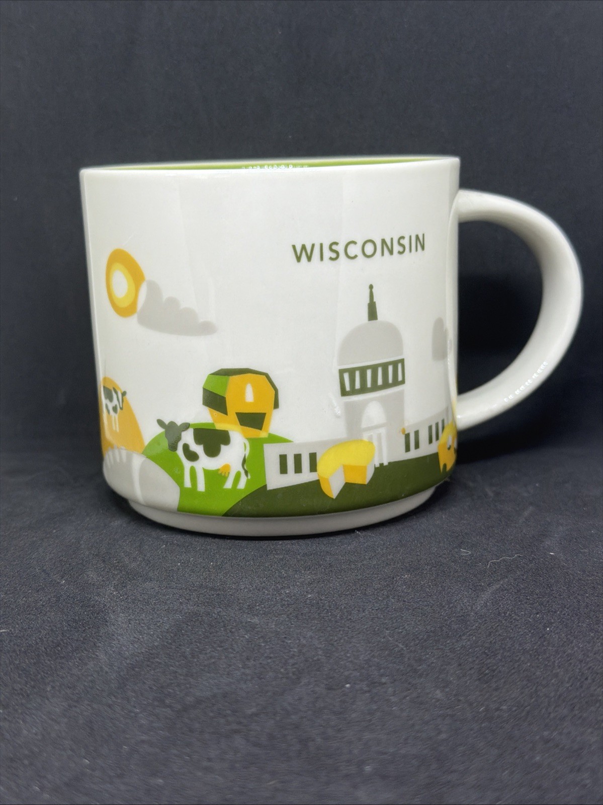 Starbucks You Are Here YAH Collection Mug Wisconsin
