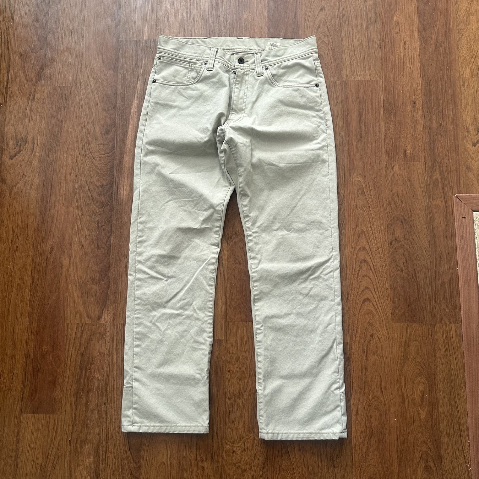 Men\'s Filson Dry Tin Cloth 5-Pocket Pants Size 30 x 30 Riverrock beige 20155578