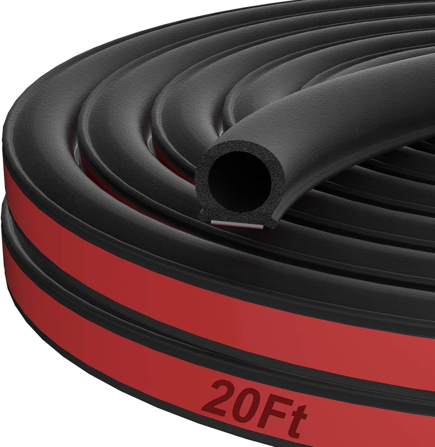 20 Ft Rubber Weather Stripping Door Seal, D Shaped Automotive Weather....... 20 Ft Rubber Weather Stripping Door Seal, D Shaped Automotive Weather.......