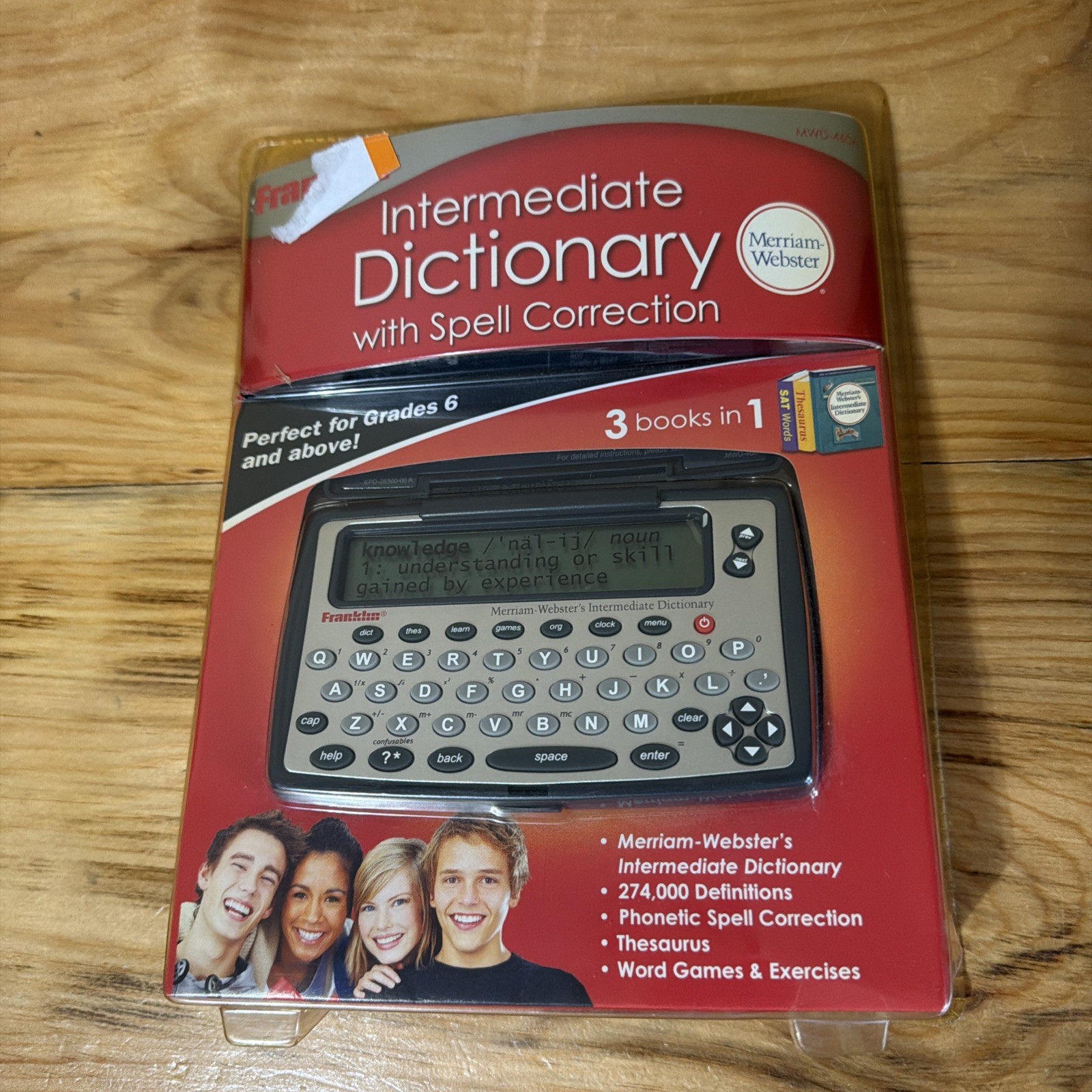 NEW Franklin Merriam-Webster Intermediate Dictionary Spell Correction MWD-460A NEW Franklin Merriam-Webster Intermediate Dictionary Spell Correction MWD-460A