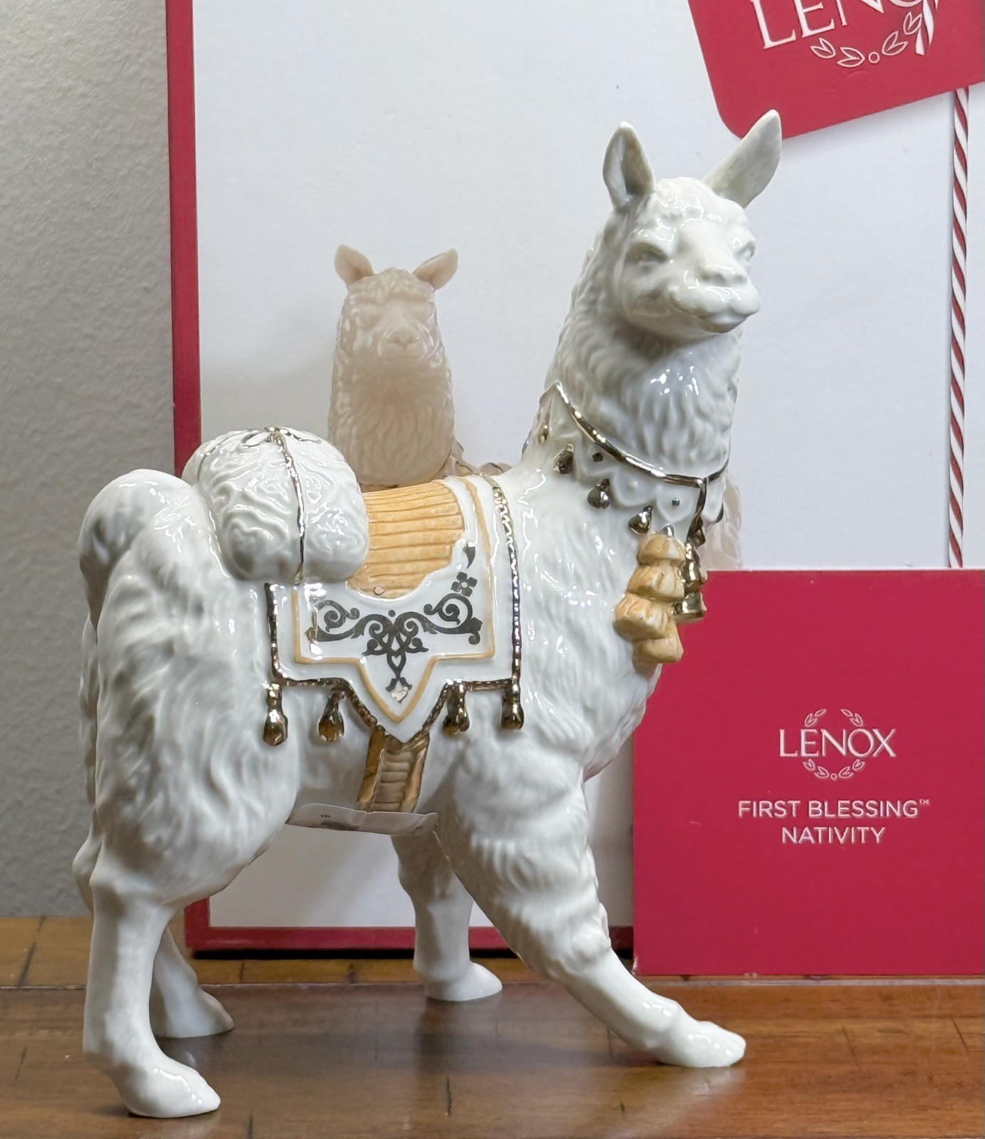 LENOX LLAMA First Blessing Nativity Christmas Holiday 24K Accents NEW IN BOX LENOX LLAMA First Blessing Nativity Christmas Holiday 24K Accents NEW IN BOX
