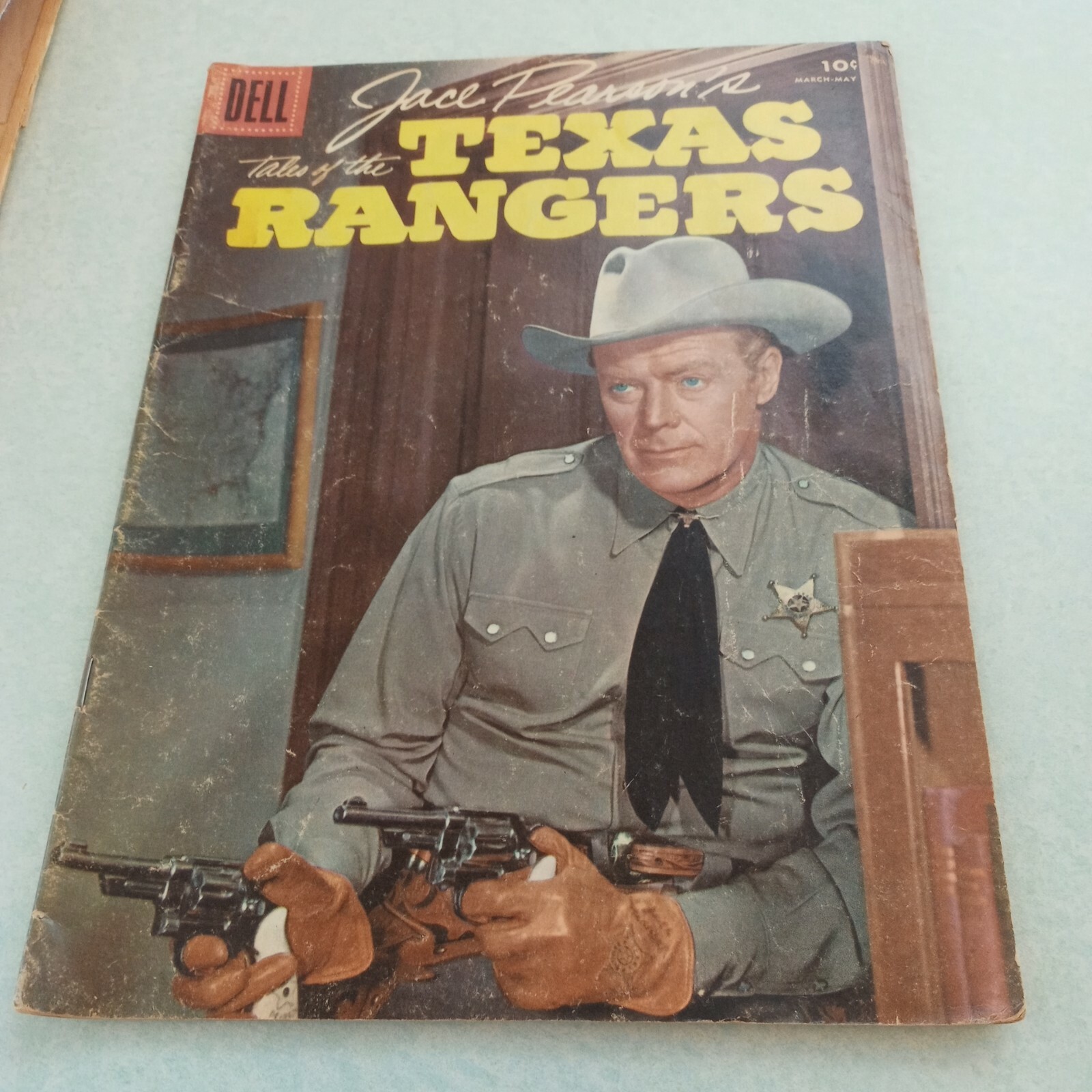 JACE PEARSON\'S Tales of the Texas Rangers #11 DELL 1956 silver age western hero JACE PEARSON\'S Tales of the Texas Rangers #11 DELL 1956 silver age western hero