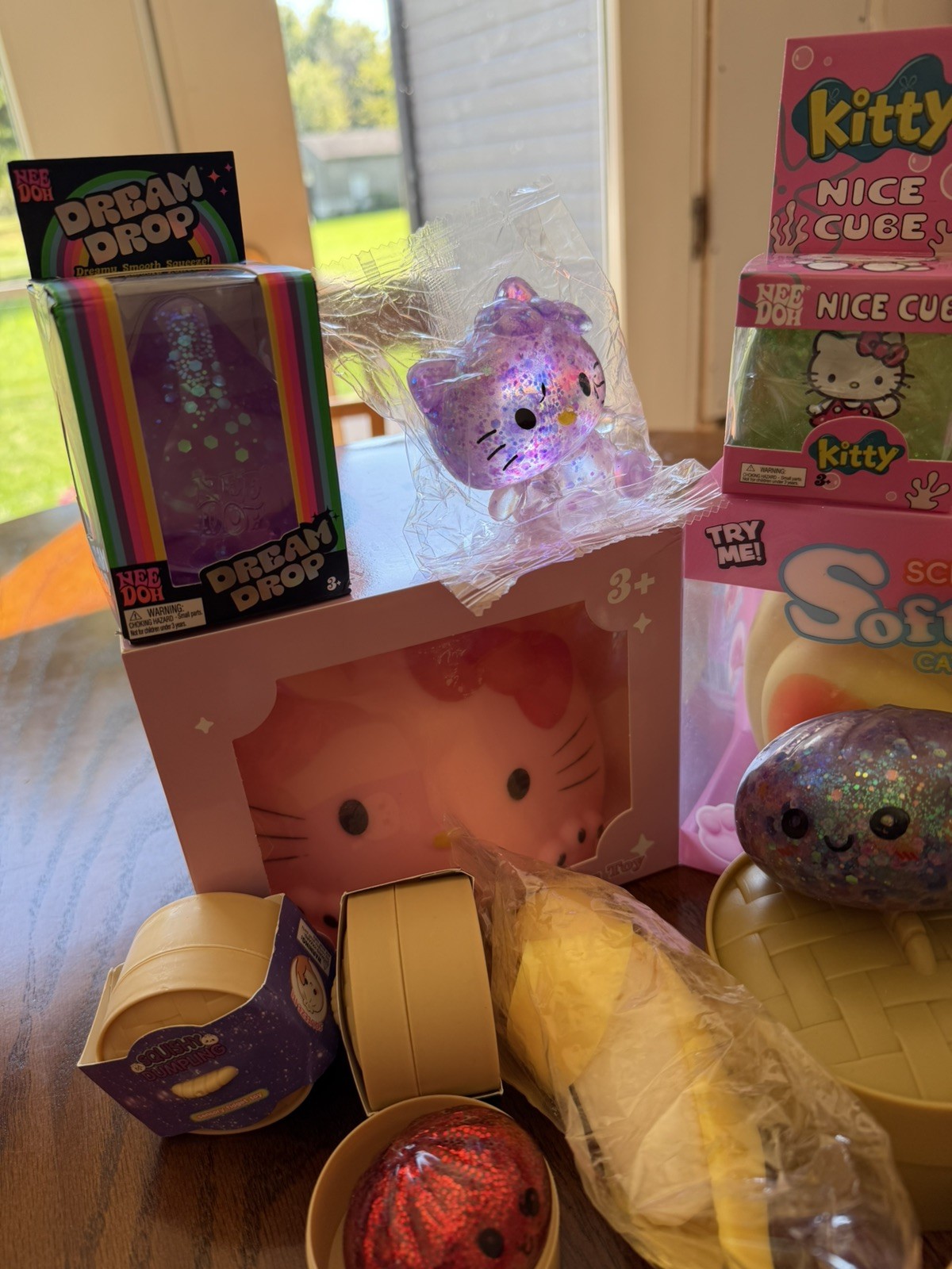 Needoh & squishy Lot- 12 different new in packaging 