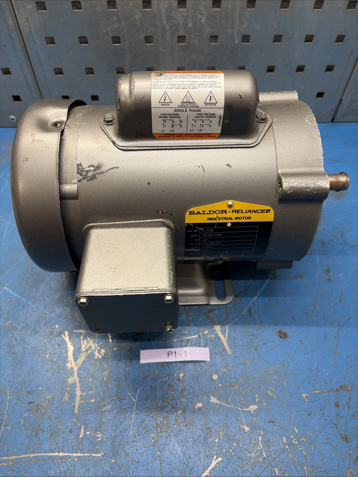 BALDOR RELIANCE INDUSTRIAL MOTOR CL3405 NNB FAST SHIPPING + WARRANTY