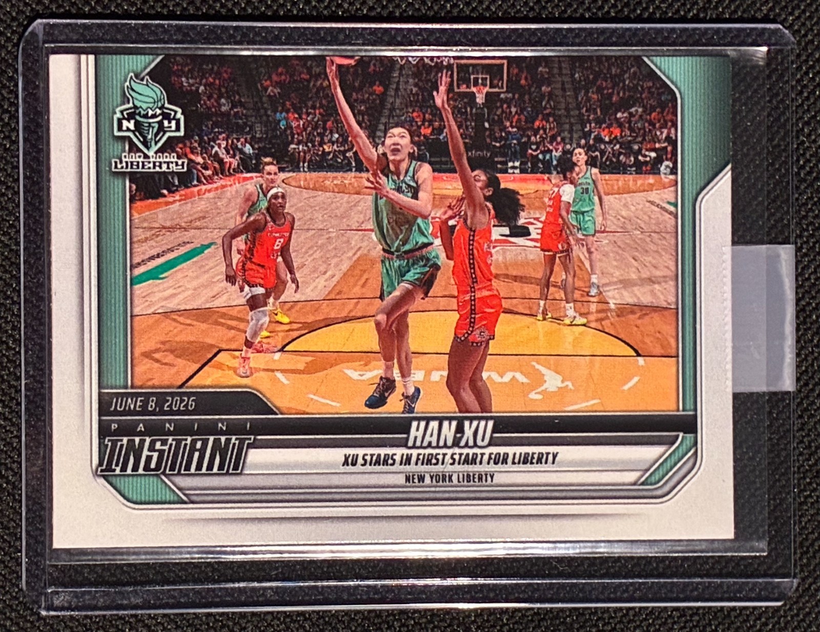 HAN XU 2026 Panini Instant WNBA #136 New York Liberty /75