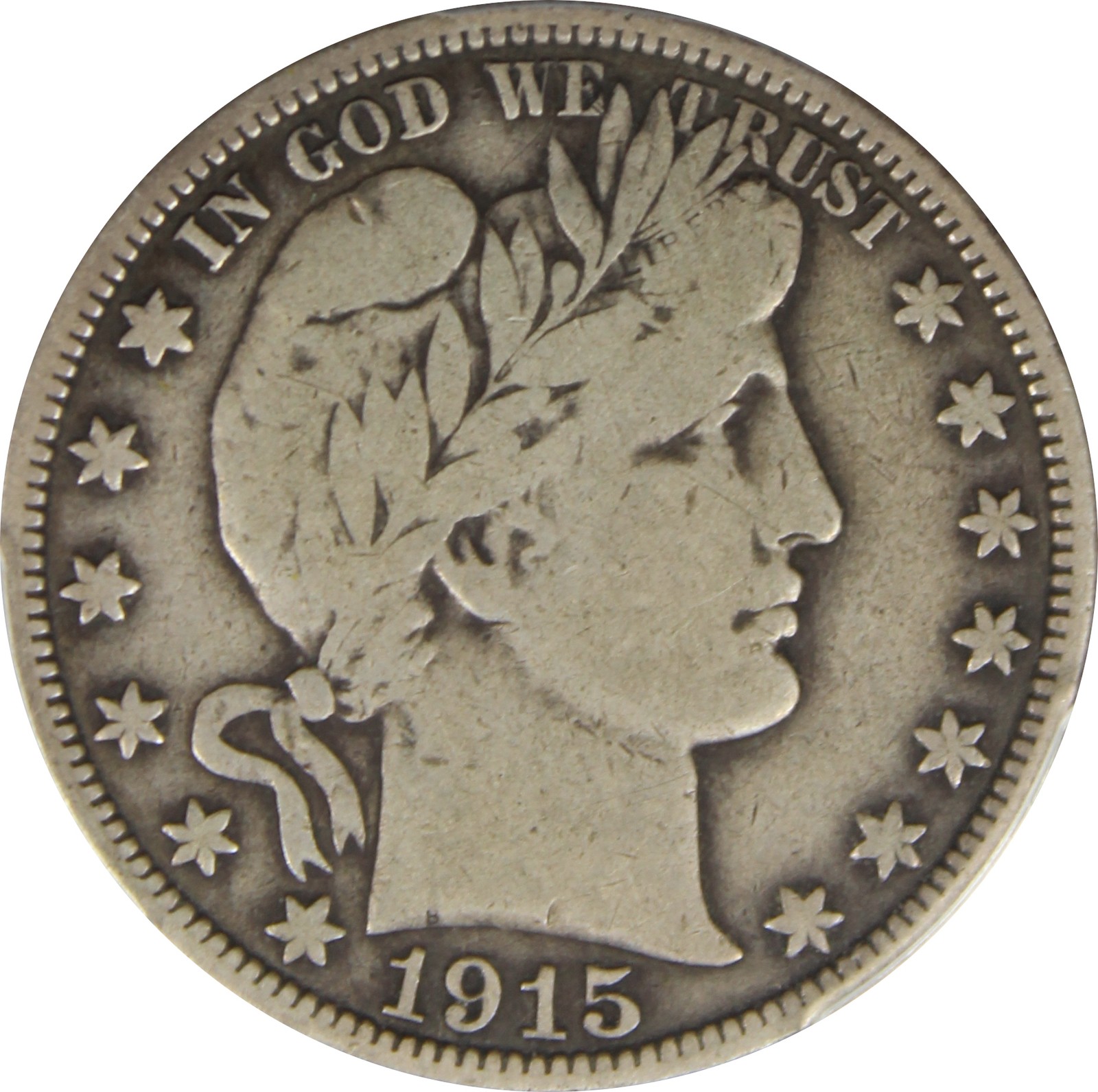 1915 F12 Barber Half Dollar PCGS 27200569