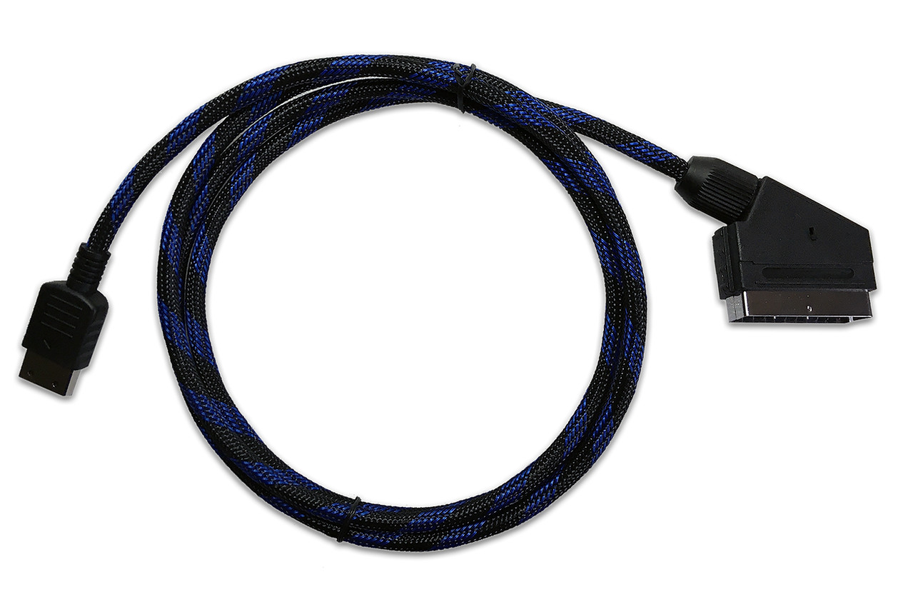 BeharBros Mamba Sega Dreamcast RGB SCART Cable 480p VGA Video Lead Retro Mod NEW