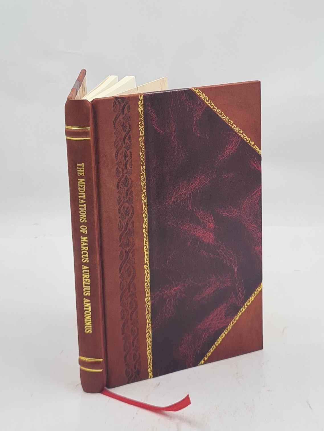 The Meditations Of Marcus Aurelius Antoninus With The Manual Of [Leather Bound]