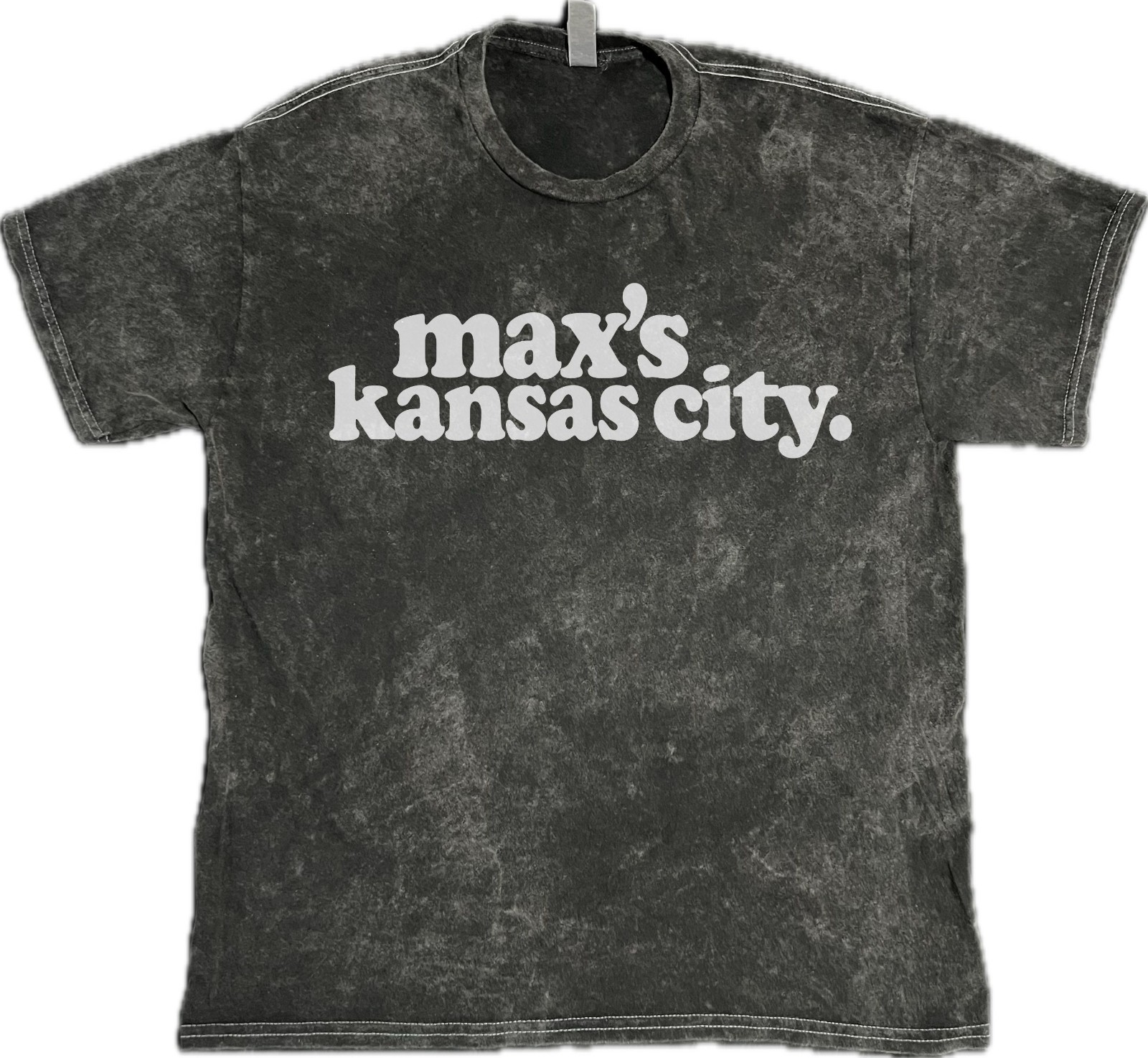Max\'s Kansas City T-Shirt New York NY Club on Mineral Wash Vintage Washed Tee