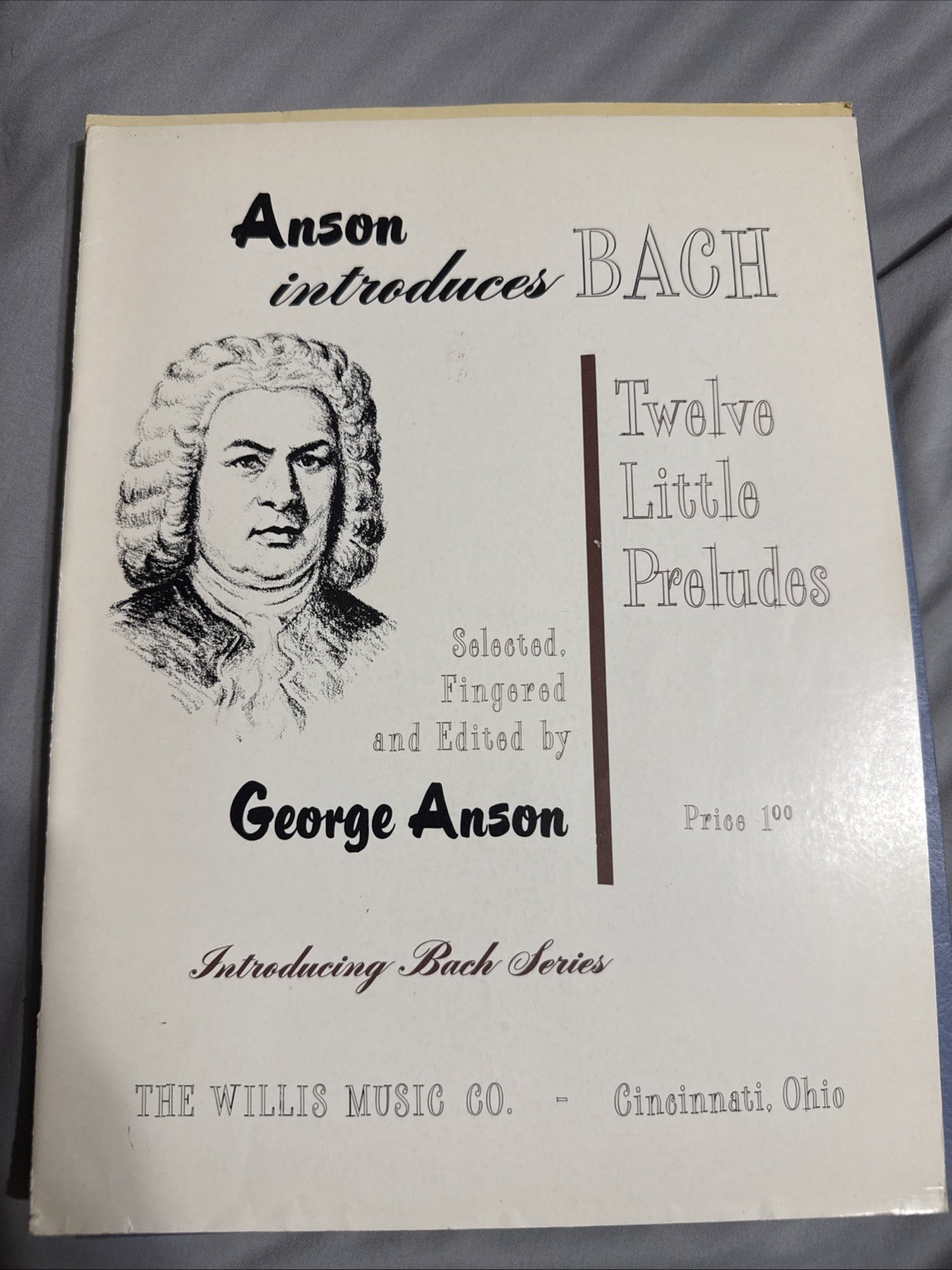 Vintage J.S. Bach Piano Sheet Music Book Lot of 6 Henle Myra Hess Anna Magdalena