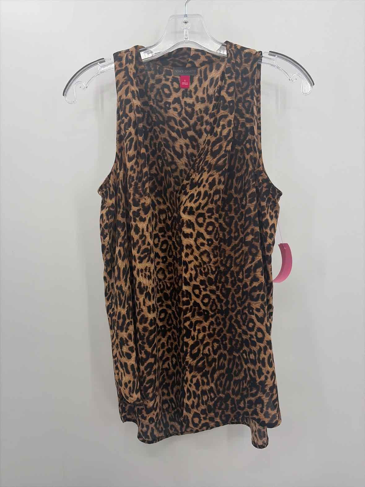 Pre-Owned Vince Camuto Brown Size Small Blouse Pre-Owned Vince Camuto Brown Size Small Blouse