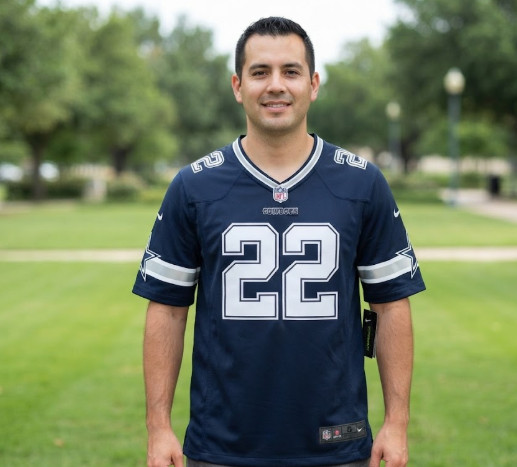 Emmitt Smith #22 Dallas Cowboys Throwback Player Men\'s Jersey Navy Blue NEW