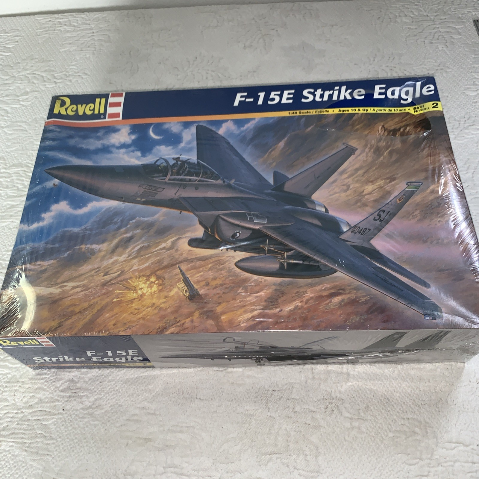 Revell 1:48 Scale F-15E Strike Eagle Model Kit #85-5511 Sealed Box 2003 Revell 1:48 Scale F-15E Strike Eagle Model Kit #85-5511 Sealed Box 2003