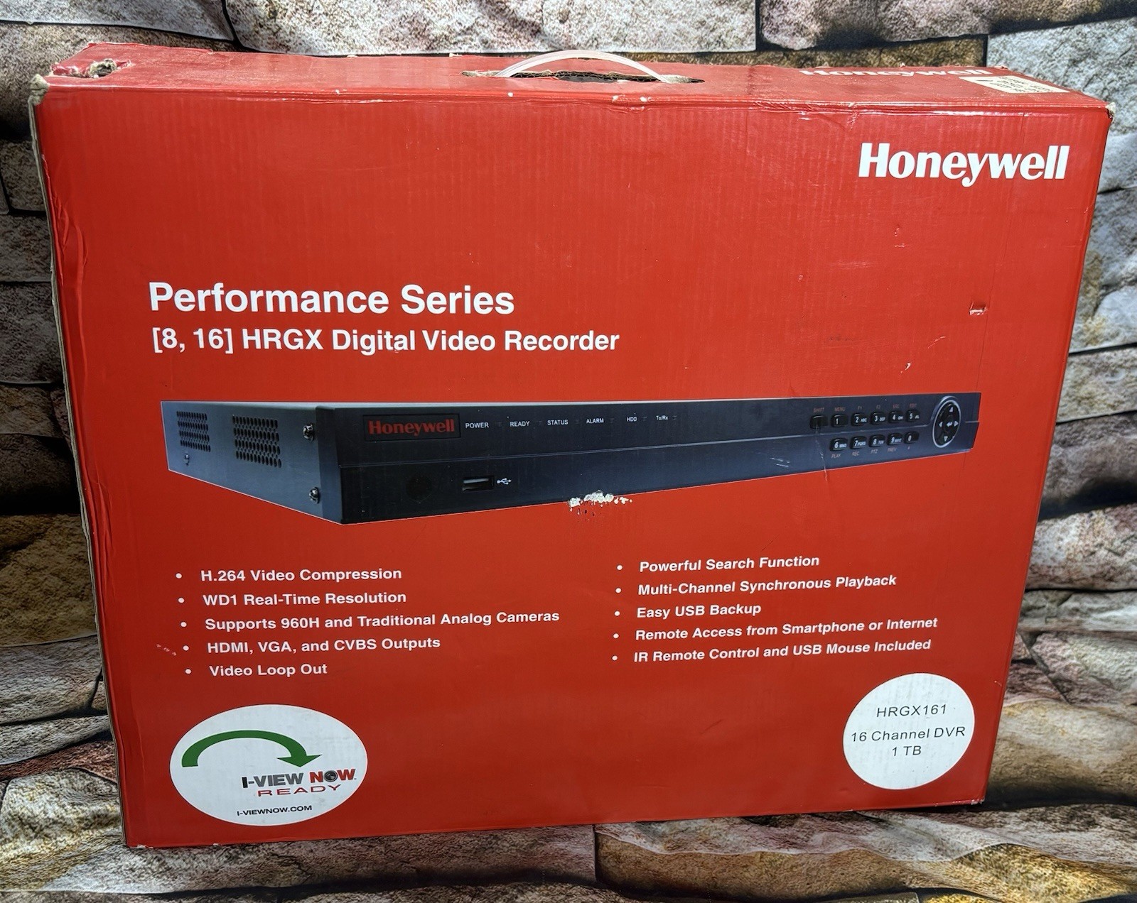 Honeywell Performance Series HRGX161 | 16 Channel DVR, 1TB HDD, H.264, Embedded