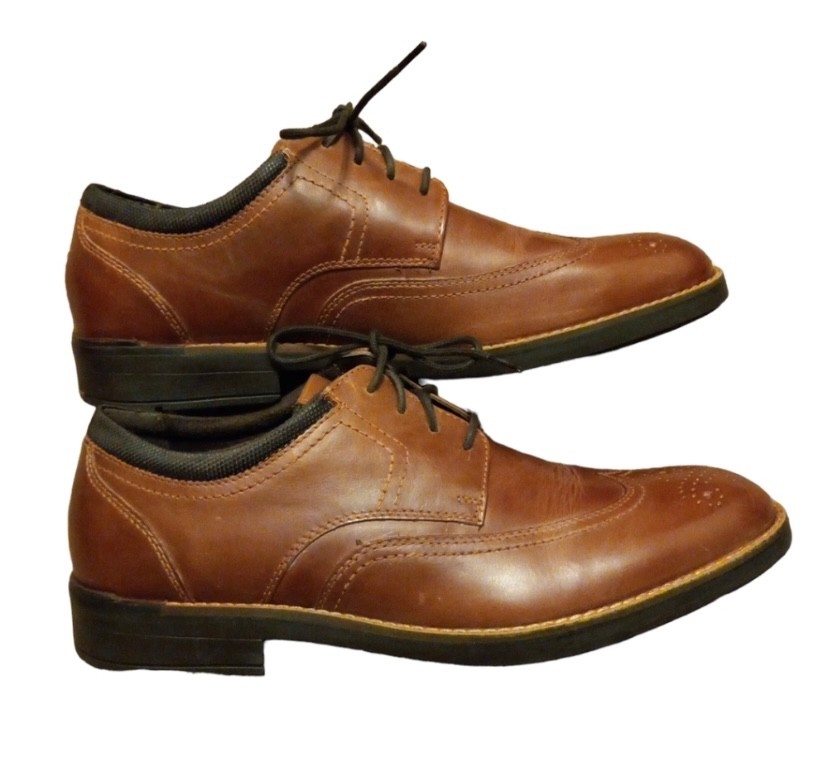 Rockport truetech leather oxford brown men\'s shoes size 9 Rockport truetech leather oxford brown men\'s shoes size 9