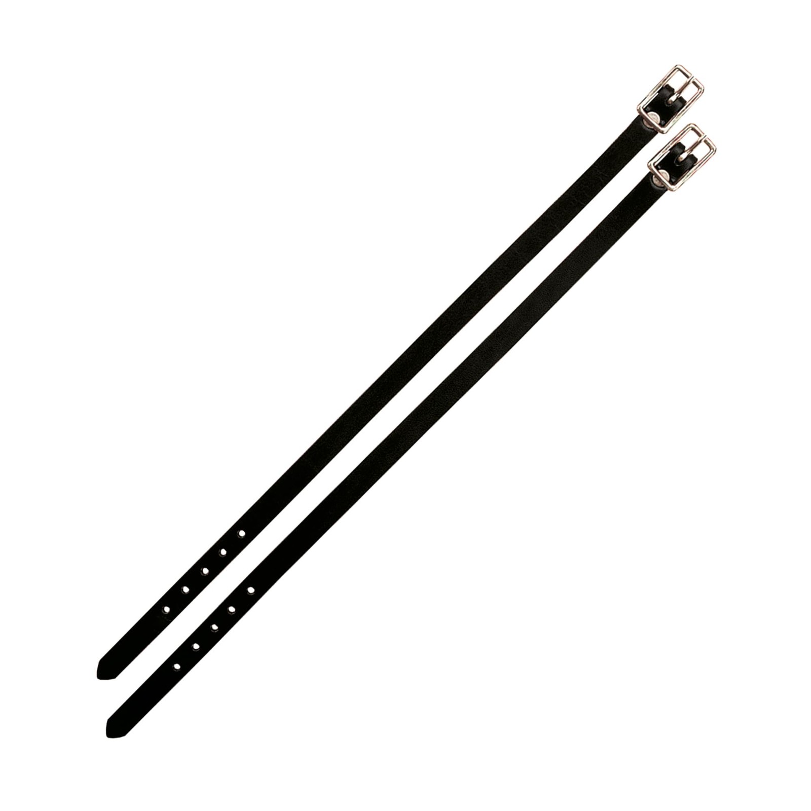 Weaver Leather English Spur Straps Black, 1/2 x 19