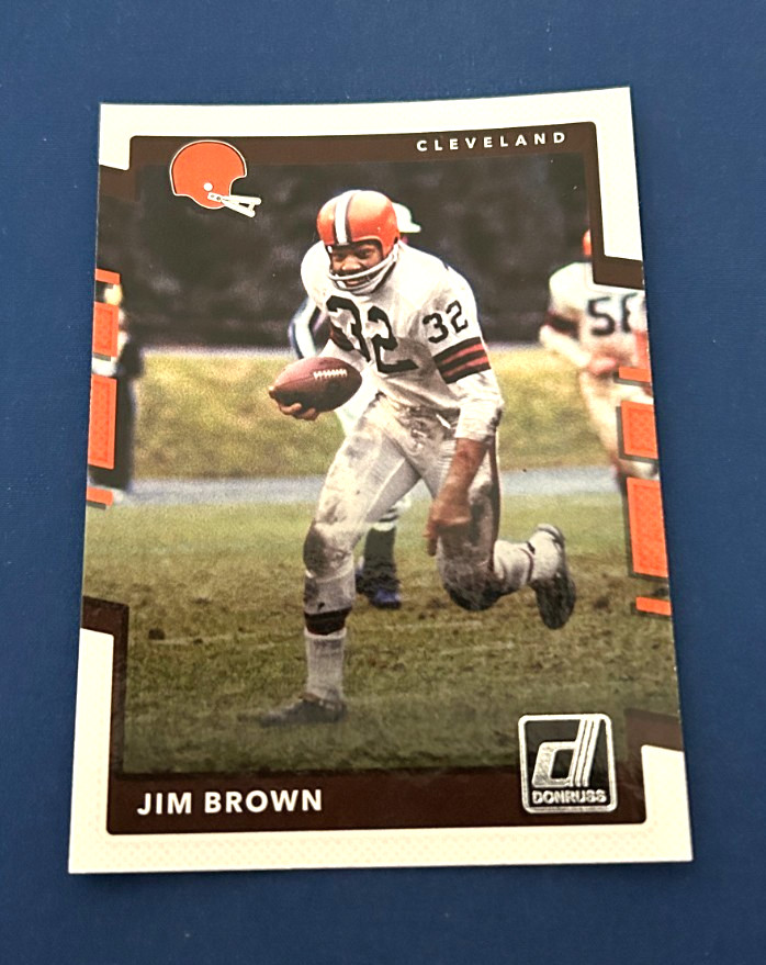 2017 Donruss Football Jim Brown #203 HOF Set Break NM-MT 2017 Donruss Football Jim Brown #203 HOF Set Break NM-MT