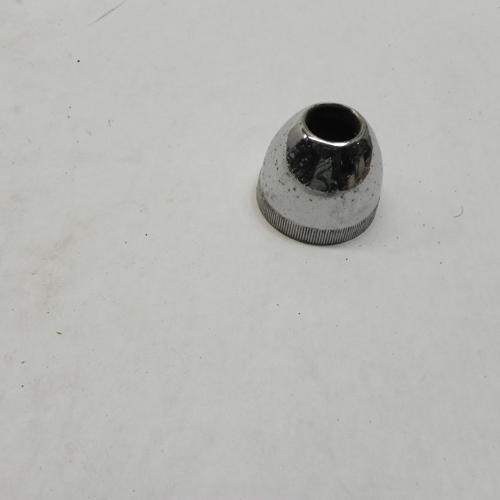 VINTAGE 1949-50 KAISER FRAZER SHIFT LEVER CHROME BEZEL USED CAR PART #204265 VINTAGE 1949-50 KAISER FRAZER SHIFT LEVER CHROME BEZEL USED CAR PART #204265