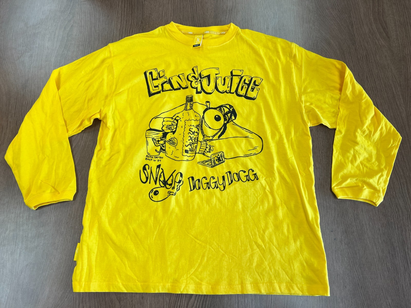 VINTAGE SNOOP DOGG CLOTHING T SHIRT XL 90S GIN AND JUICE RAP TEE NOS DEADSTOCK