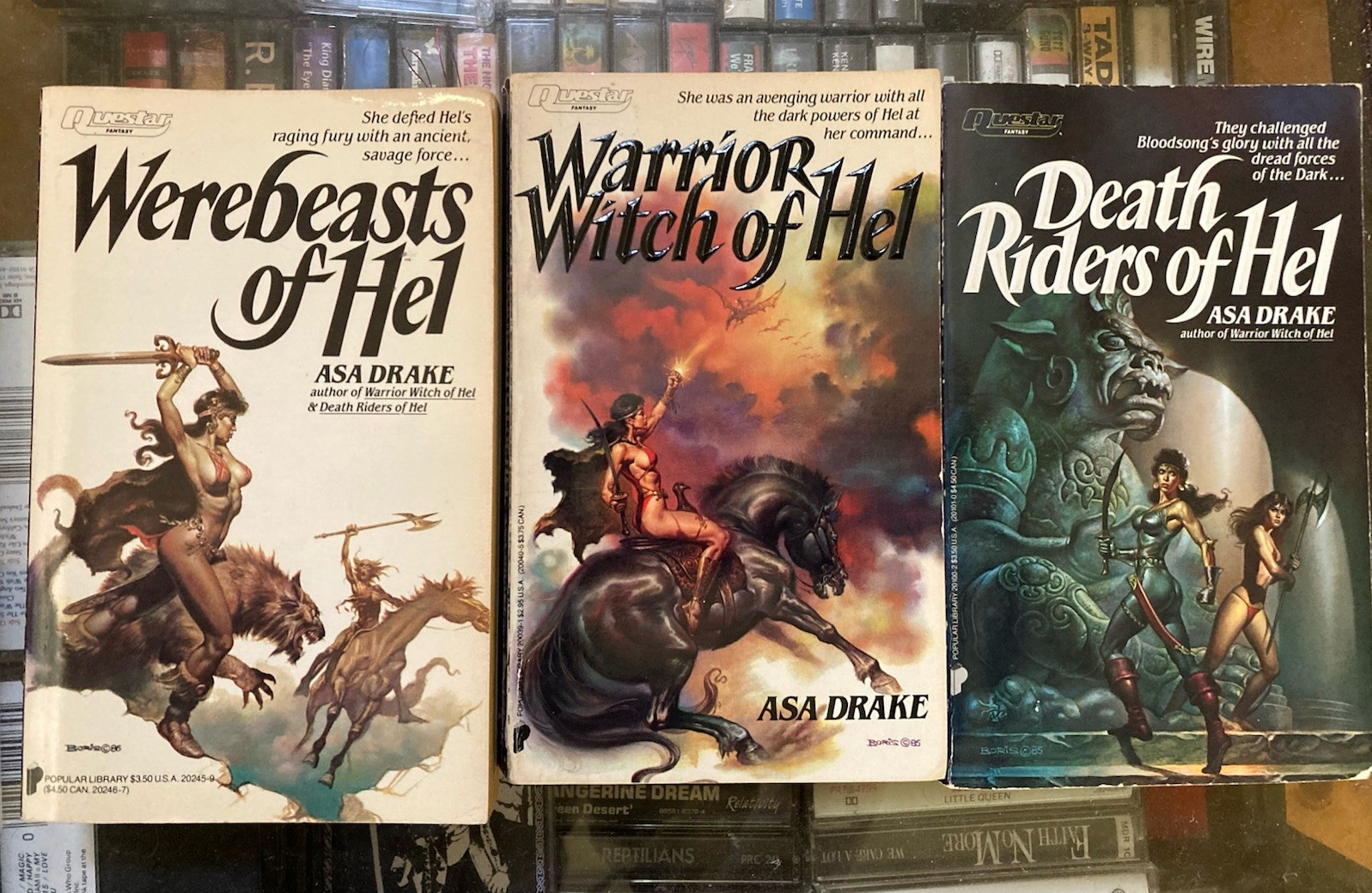 Asa Drake of Hel 1-3 PB Questar Series Popular Library Fantasy Novel